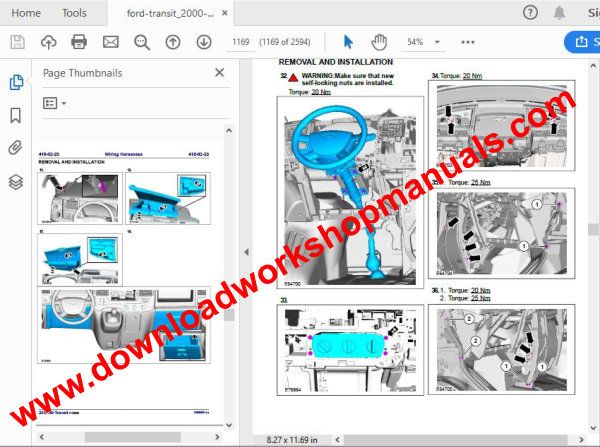 ford transit workshop manual download pdf
